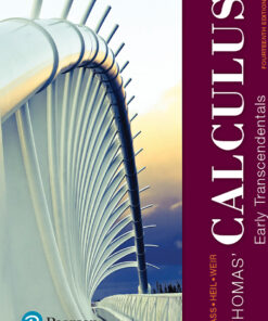 Thomas' Calculus: Early Transcendentals - 14th Edition