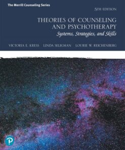 Theories of Counseling and Psychotherapy - 5th Edition