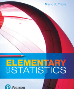 Elementary Statistics - 13th Edition