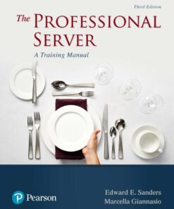 The Professional Server: A Training Manual - 3rd Edition