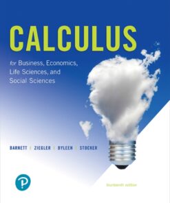 Calculus for Business, Economics, Life Sciences, and Social Sciences - 14th Edition