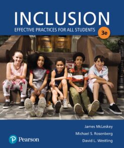 Inclusion: Effective Practices for All Students - 3rd Edition