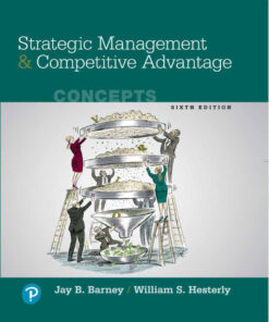 Strategic Management and Competitive Advantage - 6th Edition