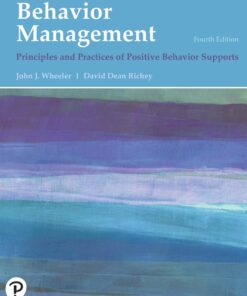 Behavior Management - 4th Edition