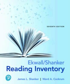 Ekwall/Shanker Reading Inventory - 7th Edition