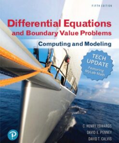 Differential Equations and Boundary Value Problems - 5th Edition