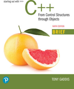 Starting Out with C++ - 9th Edition
