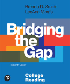 Bridging the Gap: College Reading - 13th Edition