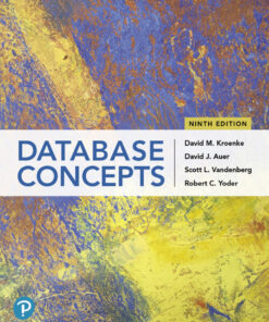 Database Concepts - 9th Edition
