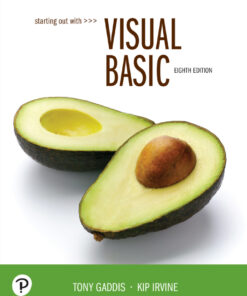 Starting Out With Visual Basic - 8th Edition