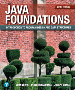Java Foundations - 5th Edition