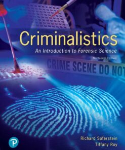 Criminalistics - 13th Edition