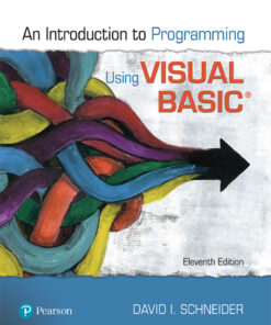 Introduction to Programming Using Visual Basic - 11th Edition