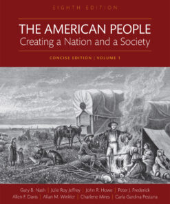 The American People: Creating a Nation and a Society, Concise Edition, Volume 1 - 8th Edition