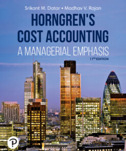 Horngren's Cost Accounting - 17th Edition