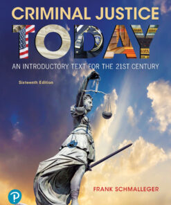 Criminal Justice Today - 16th Edition