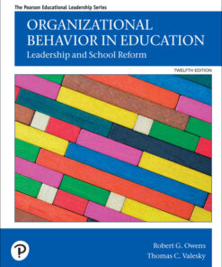 Organizational Behavior in Education - 12th Edition