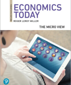 Economics Today: The Micro View - 20th Edition