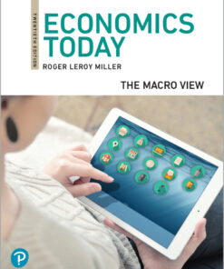 Economics Today: The Macro View - 20th Edition