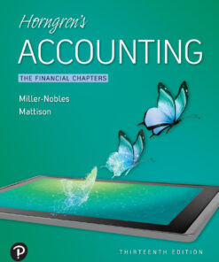 Horngren's Accounting: The Financial Chapters - 13th Edition