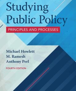 Studying Public Policy: Principles and Processes - 4th Edition