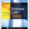 Business Law Today, Standard: Text & Summarized Cases - 12th Edition