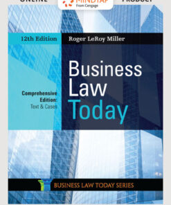 Business Law Today, Comprehensive, Text & Cases - 12th Edition