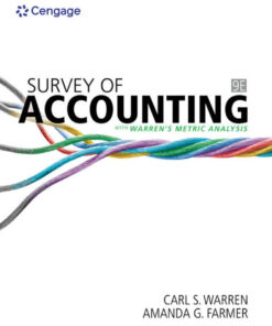 Survey of Accounting - 9th Edition