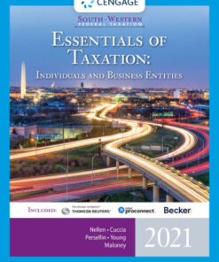 South-Western Federal Taxation 2021: Essentials of Taxation: Individuals and Business Entities - 24th Edition