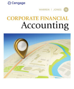 Corporate Financial Accounting - 16th Edition