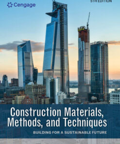 Construction Materials, Methods and Techniques: Building for a Sustainable Future - 5th Edition
