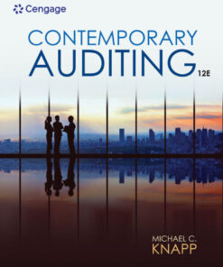 Contemporary Auditing - 12th Edition