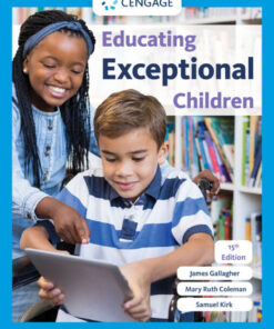 Educating Exceptional Children - 15th Edition