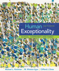 Human Exceptionality: School, Community, and Family - 12th Edition