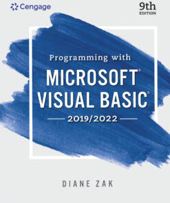 Programming With Microsoft Visual Basic 2019/2022 - 9th Edition