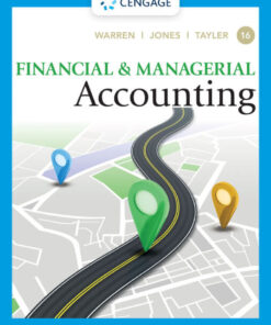 Financial & Managerial Accounting - 16th Edition