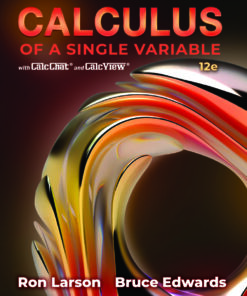 Calculus of a Single Variable - 12th Edition