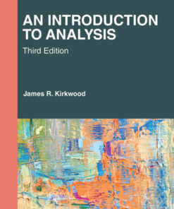 An Introduction to Analysis - 3rd Edition