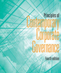 Principles of Contemporary Corporate Governance - 4th Edition