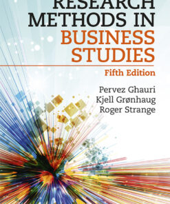 Research Methods in Business Studies - 5th Edition