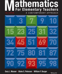 Mathematics for Elementary Teachers: A Contemporary Approach - 10th Edition