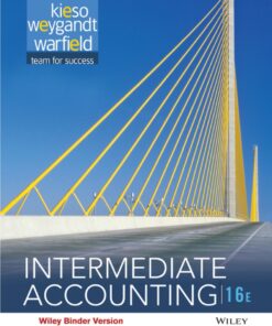 Intermediate Accounting - 16th Edition