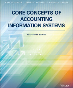 Core Concepts of Accounting Information Systems - 14th Edition