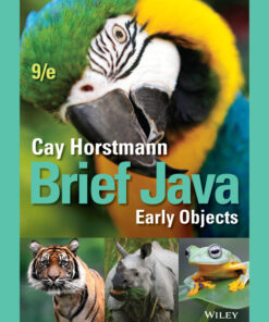 Brief Java: Early Objects - 9th Edition