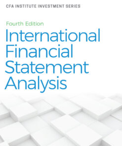 International Financial Statement Analysis - 4th Edition