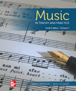 Music in Theory and Practice Volume 1 - 10th Edition