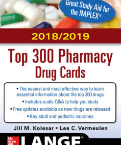 McGraw-Hill's 2018/2019 Top 300 Pharmacy Drug Cards - 4th Edition
