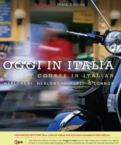 Oggi In Italia, Enhanced - 9th Edition