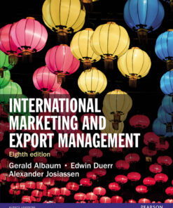 International Marketing and Export Management - 8th Edition