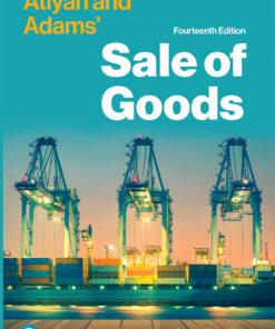 Atiyah and Adams' Sale of Goods - 14th Edition